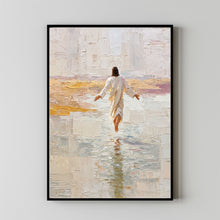 Jesus Christ Walking on Water, Christian Art, Will Walk With Christ Jesus Oil Painting