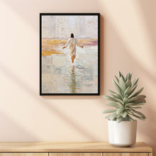 Jesus Christ Walking on Water, Christian Art, Will Walk With Christ Jesus Oil Painting