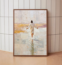 Jesus Christ Walking on Water, Christian Art, Will Walk With Christ Jesus Oil Painting