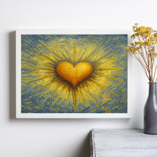 Jesus Sacred Heart Artwork Printable Art Sacred Jesus Flaming Heart Religious Wall Art
