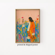 Jesus and Wildflowers Poster Christian Floral Wall Art 1881357439