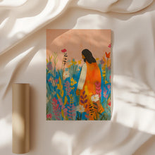 Jesus and Wildflowers Poster Christian Floral Wall Art 1881357439