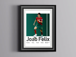 Joao Felix Portugal Soccer Poster, Man Cave Decor Sport Poster 1514548576