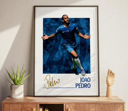 Joao Pedro Poster  Chelsea Football Art Print for Fans 4403253825