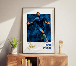Joao Pedro Poster  Chelsea Football Art Print for Fans 4403253825