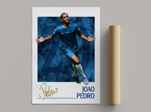 Joao Pedro Poster  Chelsea Football Art Print for Fans 4403253825