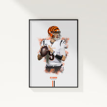 Joe Burrow Cincinnati Bengals Poster NFL Football Wall Art 1756429862