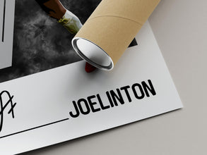 Joelinton Poster Newcastle Football Print, Soccer Wall Art Poster 4400911267
