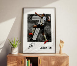Joelinton Poster Newcastle Football Print, Soccer Wall Art Poster 4400911267