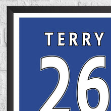 John Terry Legend Stats Football Print 889477627