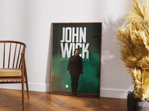 John Wick Poster, Printable Wall Art, Movie Lover Gift, Digital Film Print, Keanu Reeves 1890236388
