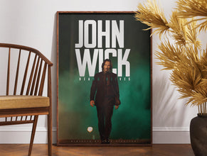 John Wick Poster, Printable Wall Art, Movie Lover Gift, Print Film Poster, Wall Decor, Keanu Reeves, Chad Stahelski, Gift for Him, Wall Art 1890202655