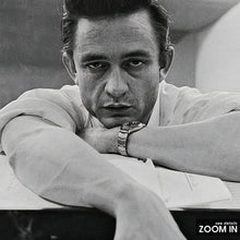 Johnny Cash Cigarette Poster, Music Black and White Wall Art, Vintage Print, Photography Prints, Museum Quality Photo Art Print 1606606104