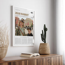 Jojo Rabbit, Taika Waititi, Retro Movie Poster, Custom Movie Poster 4421166747