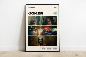 Joker Movie Poster, Modern Movie Poster Print, Joker Poster Wall Decor, DIGITAL FILES, Joaquin Phoenix 1418878916