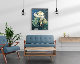 Joni Mitchell Both Sides Now Poster, Bar Cart Print, Printable Wall Art, Music Poster, Digital Download, Girls Bedoom Decor, Feminist Poster 1706003331
