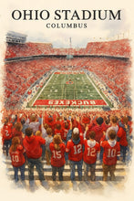 Jordan-Hare Stadium Watercolor Poster  Auburn Alabama Football Art Print 4410239992 - Copy