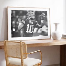 Jordan Love Poster, Fan Poster, Green Bay Packers,  Black and White Wall Art, Sport Poster, Photograph Prints,American Football Gift, Sport 1814987710
