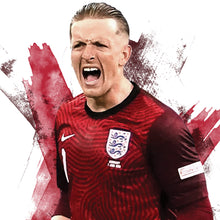 Jordan Pickford - England - Football Poster - Football Print 1300945168