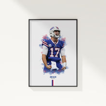 Josh Allen Buffalo Bills Poster NFL Football Wall Art 1847445547