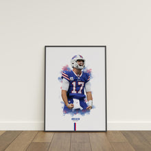 Josh Allen Buffalo Bills Poster NFL Football Wall Art 1847445547