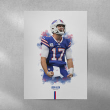 Josh Allen Buffalo Bills Poster NFL Football Wall Art 1847445547