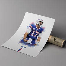 Josh Allen Buffalo Bills Poster NFL Football Wall Art 1847445547