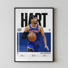 Josh Hart #3 Poster NYC Basketball Wall Art