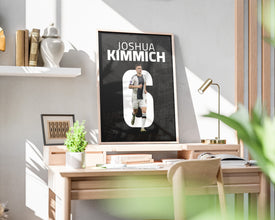 Joshua Kimmich Poster, German Soccer Illustration Sport Poster 1704414838