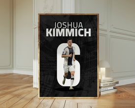 Joshua Kimmich Poster, German Soccer Illustration Sport Poster 1704414838