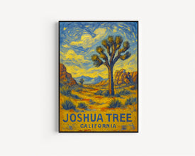 Joshua Tree California Travel Print Wall Art, Joshua Tree National Park Travel Poster, National Parks Traveler Gift,California Travel Poster