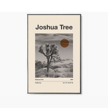 Joshua Tree National Park Mid Century Poster  Abstract Travel Poster  Minimalist Art Print  National Park Poster   California Poster 1548286329