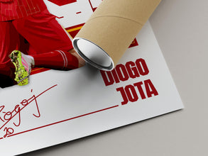 Jota Poster Football Poster Gift, Liverpool Soccer Wall Art 4392442808