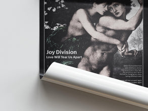 Joy Division Love Will Tear Us Apart Poster  Vintage Goth Post-Punk Music Wall Art 1862577338