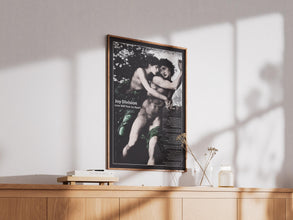Joy Division Love Will Tear Us Apart Poster  Vintage Goth Post-Punk Music Wall Art 1862577338