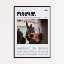Judas and the Black Messiah, Shaka King, Retro Movie Poster, Custom Movie Poster Print 4421165743