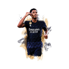 Jude Bellingham - 202324 - Away Kit - Football Poster - Football Print 1535605084