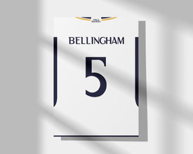 Jude Bellingham Jersey Poster, Soccer Room Decor Sport Poster 1507226122