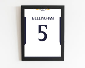Jude Bellingham Jersey Poster, Soccer Room Decor Sport Poster 1507226122