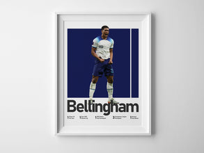 Jude Bellingham Poster, English Football Midfielder Print Sport Poster 1544121992
