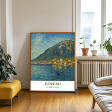 Juneau Print, Juneau Photo Poster, Juneau Travel Wall Art, Juneau Map Print, Juneau Van Gogh Style Print, Juneau Wall Décor, Alaska, USA