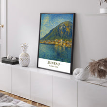 Juneau Print, Juneau Photo Poster, Juneau Travel Wall Art, Juneau Map Print, Juneau Van Gogh Style Print, Juneau Wall Décor, Alaska, USA
