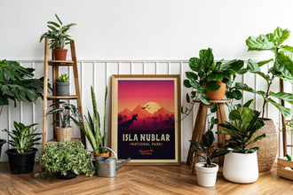 Jurassic Park Posters, Isla Nublar National Park Poster, Jurassic World Poster, Jurassic Park Movie Poster Print, Jurassic Park Wall Art 1490449133