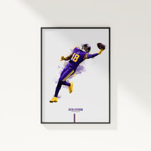 Justin Jefferson Minnesota Vikings Poster NFL Football Wall Art 1756432768
