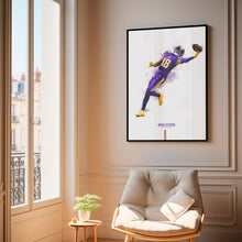 Justin Jefferson Minnesota Vikings Poster NFL Football Wall Art 1756432768