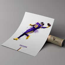 Justin Jefferson Minnesota Vikings Poster NFL Football Wall Art 1756432768