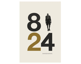 KOBE BRYANT Inspired Poster, Art Print - Minimalist, Helvetica, Mid-Century Modern, Black and Gold, Swiss, Poster, Office 907355393