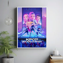 KPop Demon Hunters 2025 Poster Art Print Movie Posters TV Posters Gift for Movie lovers 2