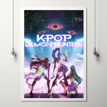 KPop Demon Hunters 2025 Poster Art Print Movie Posters TV Posters Gift for Movie lovers 3