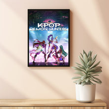 KPop Demon Hunters 2025 Poster Art Print Movie Posters TV Posters Gift for Movie lovers 5